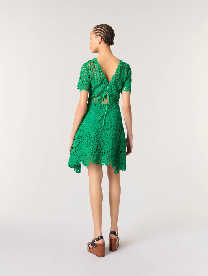 Short crochet dress