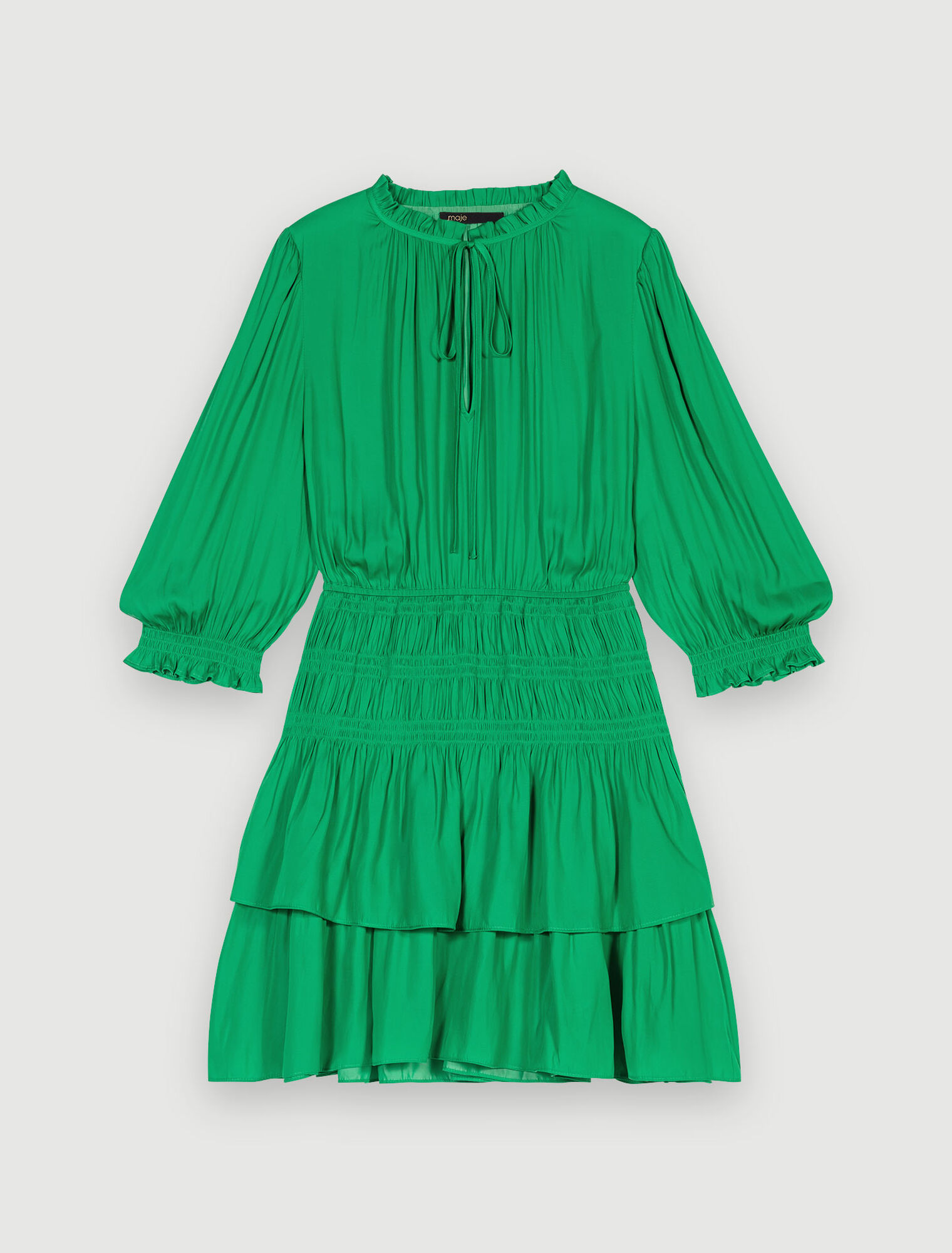 Ruffled mini dress