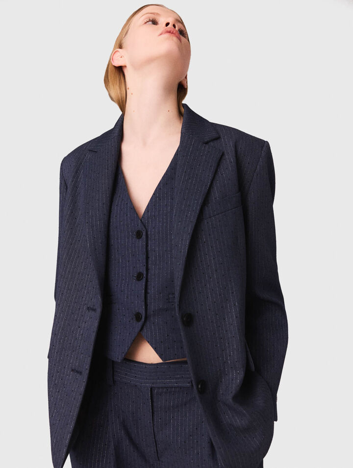 Rhinestone suit jacket