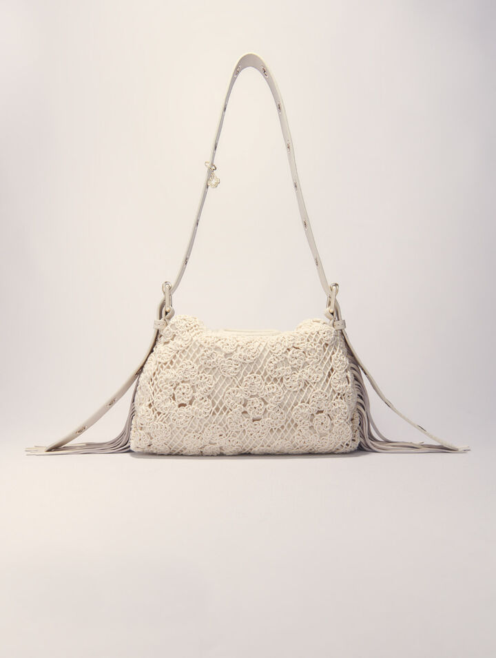 Crochet-knit mini Miss M bag