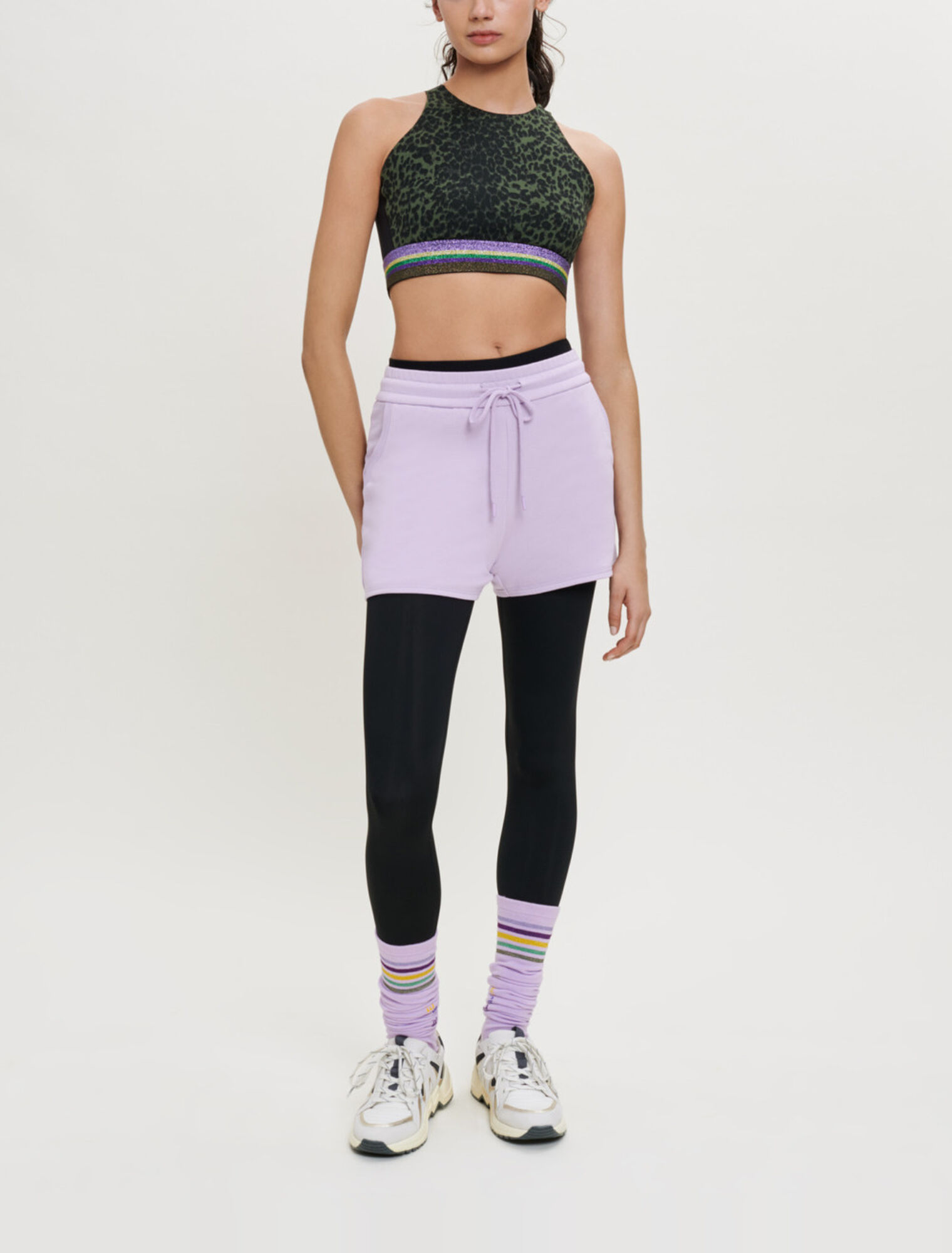 Fleece sports shorts