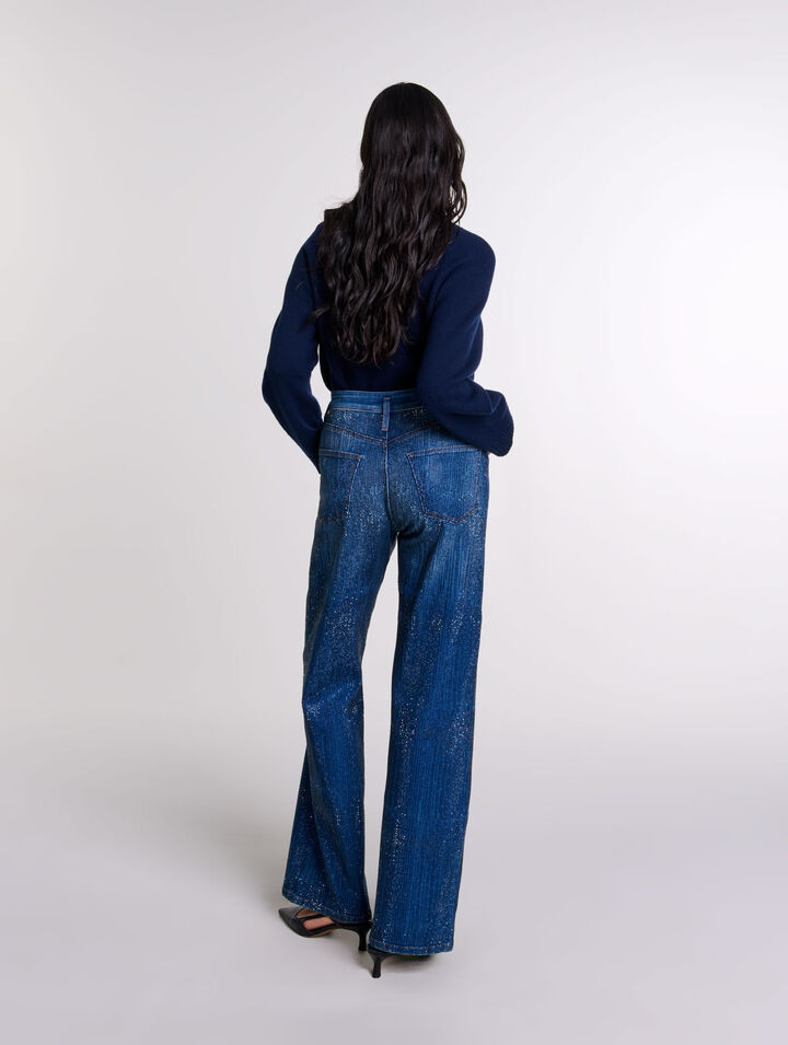 Rhinestone jeans