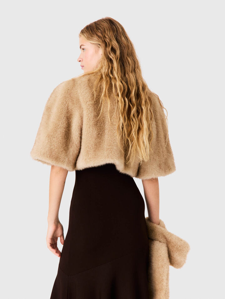 Short faux fur jacket
