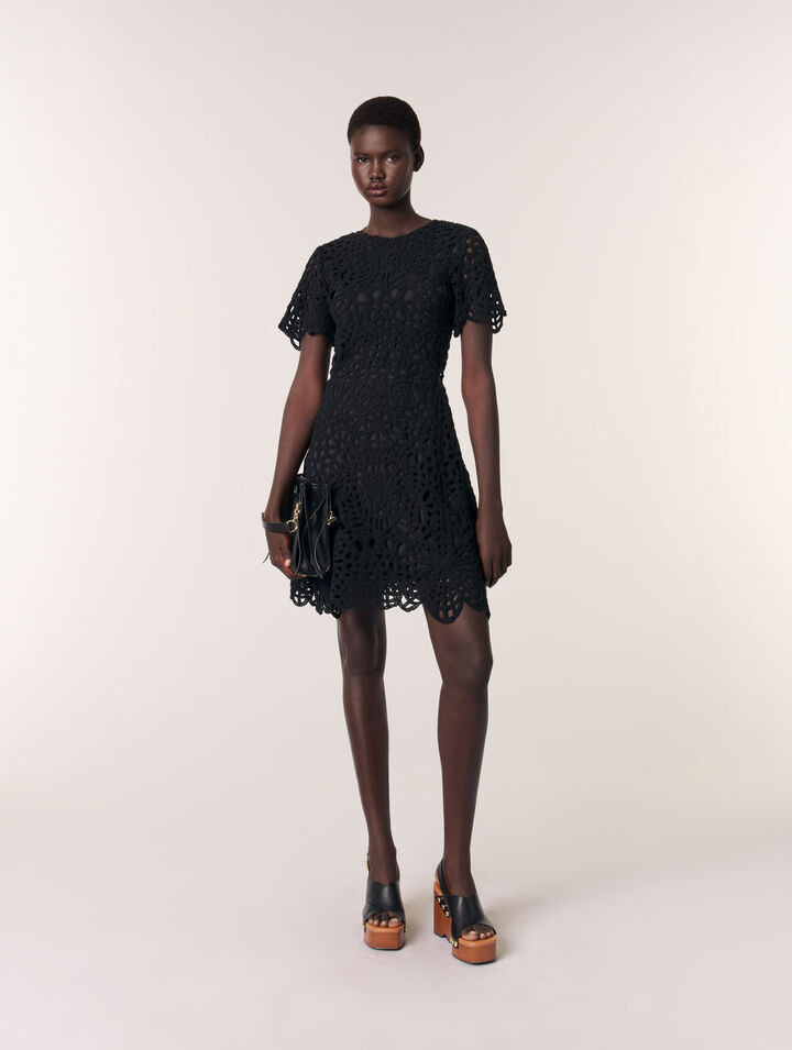 Short crochet dress