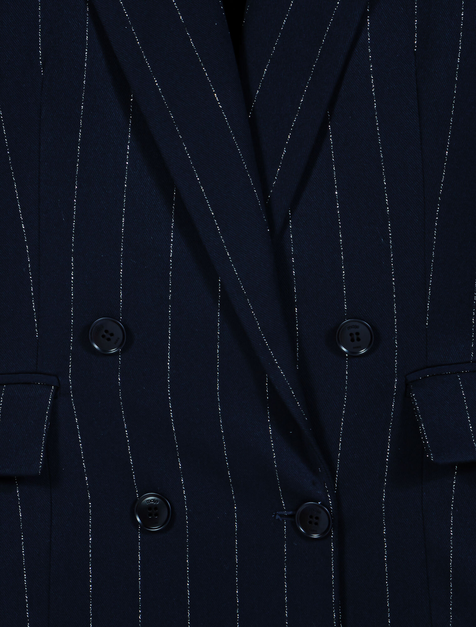 Double-breasted suit jacket