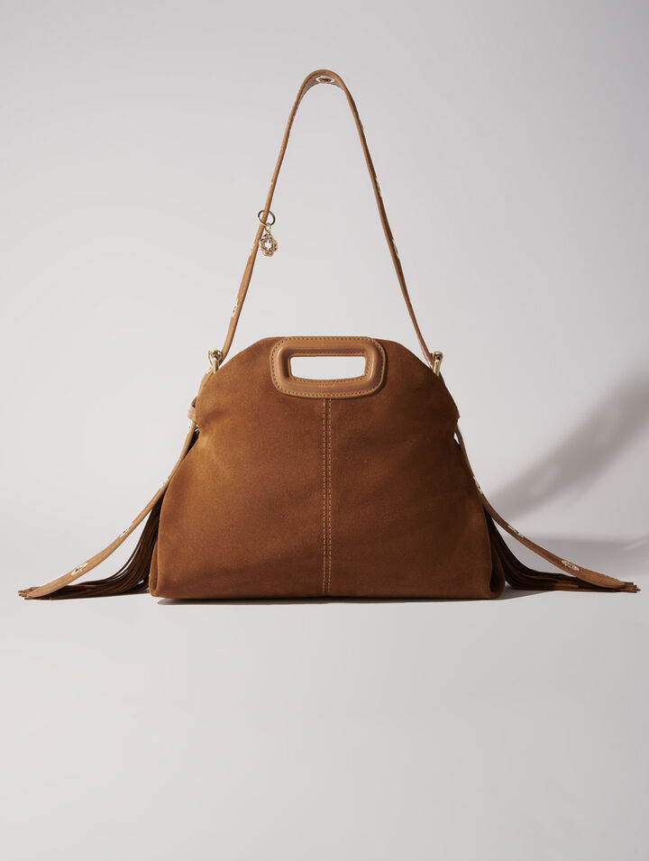 Suede Miss M bag