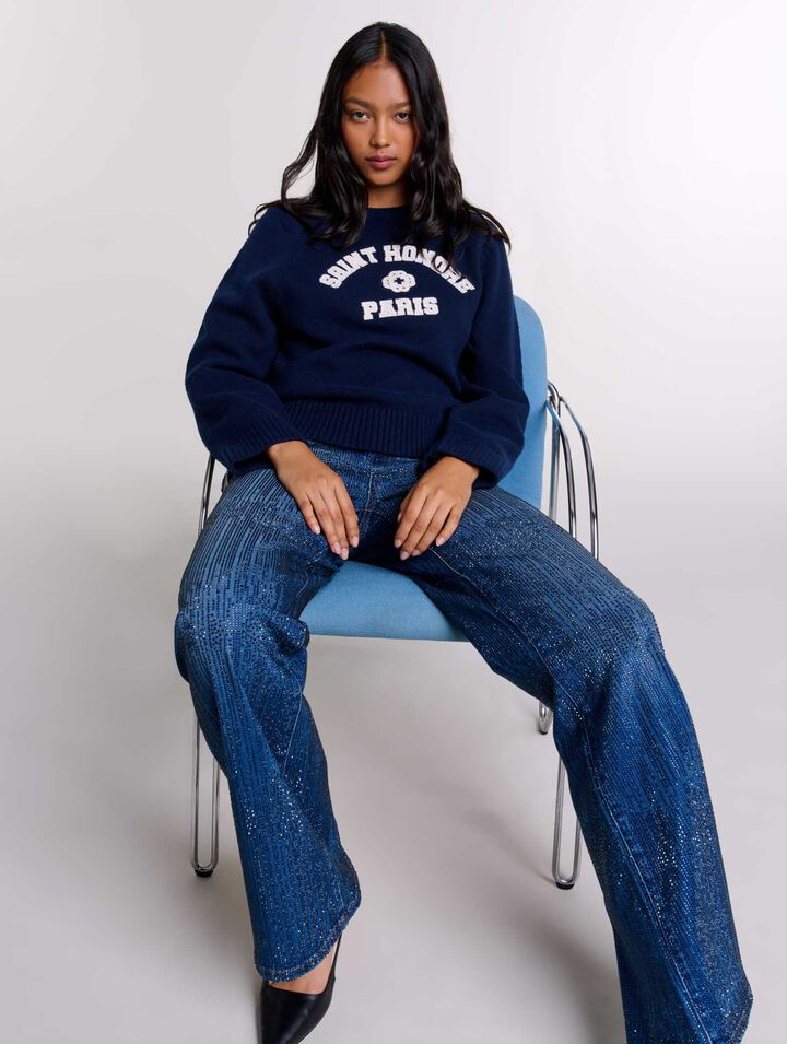 Rhinestone jeans