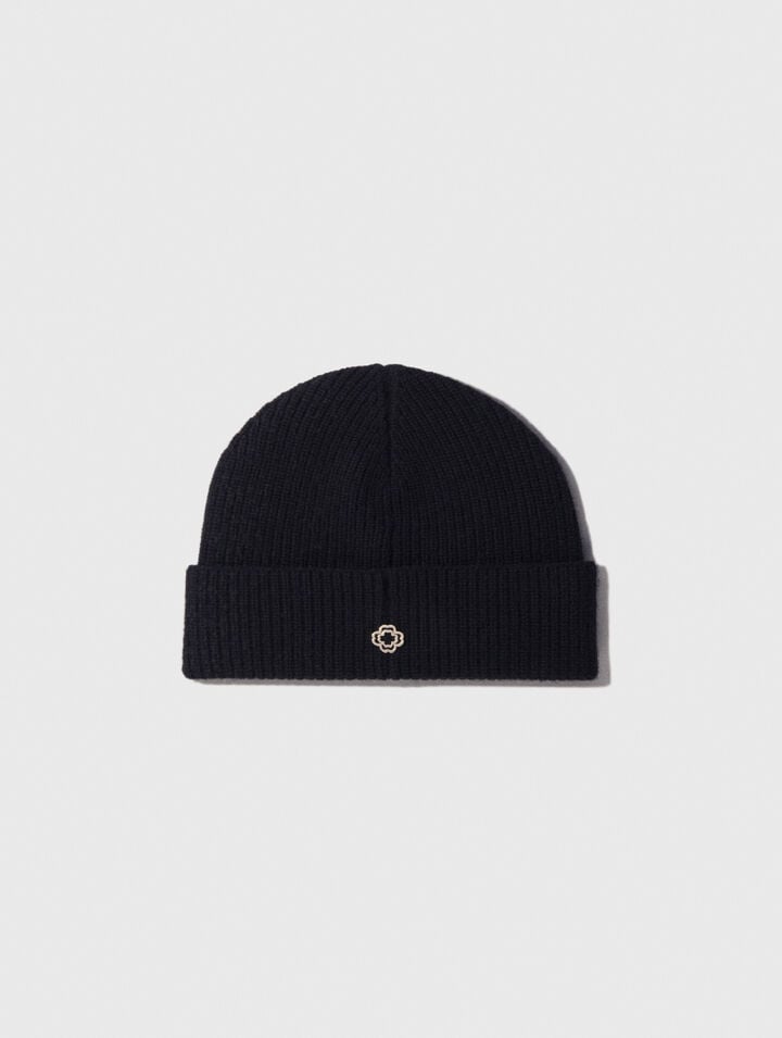 Wool and cashmere hat