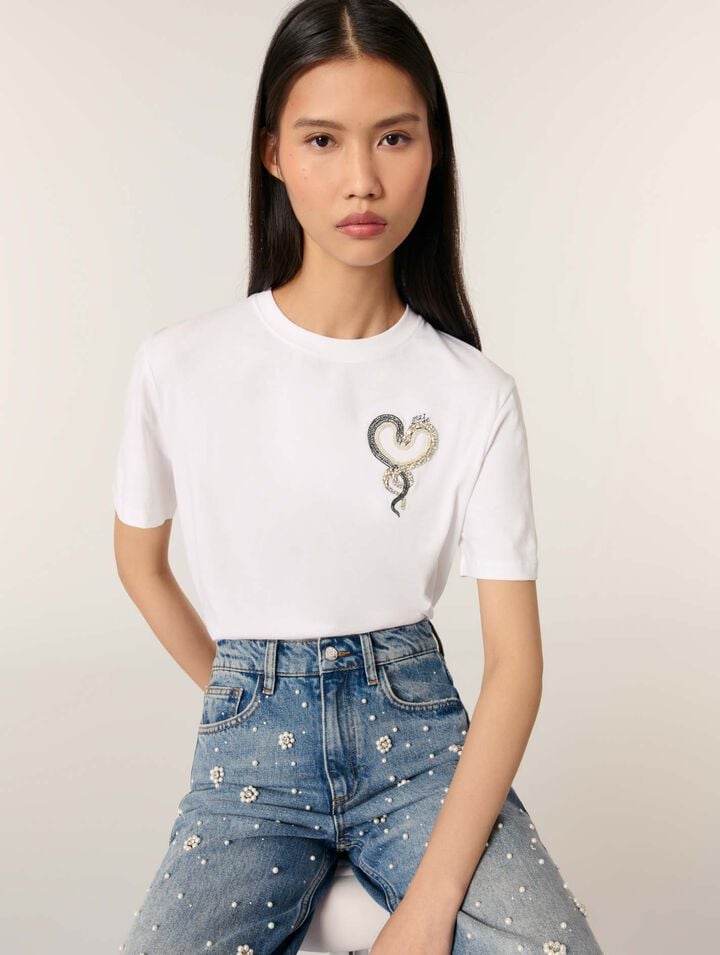 Embroidered T-shirt
