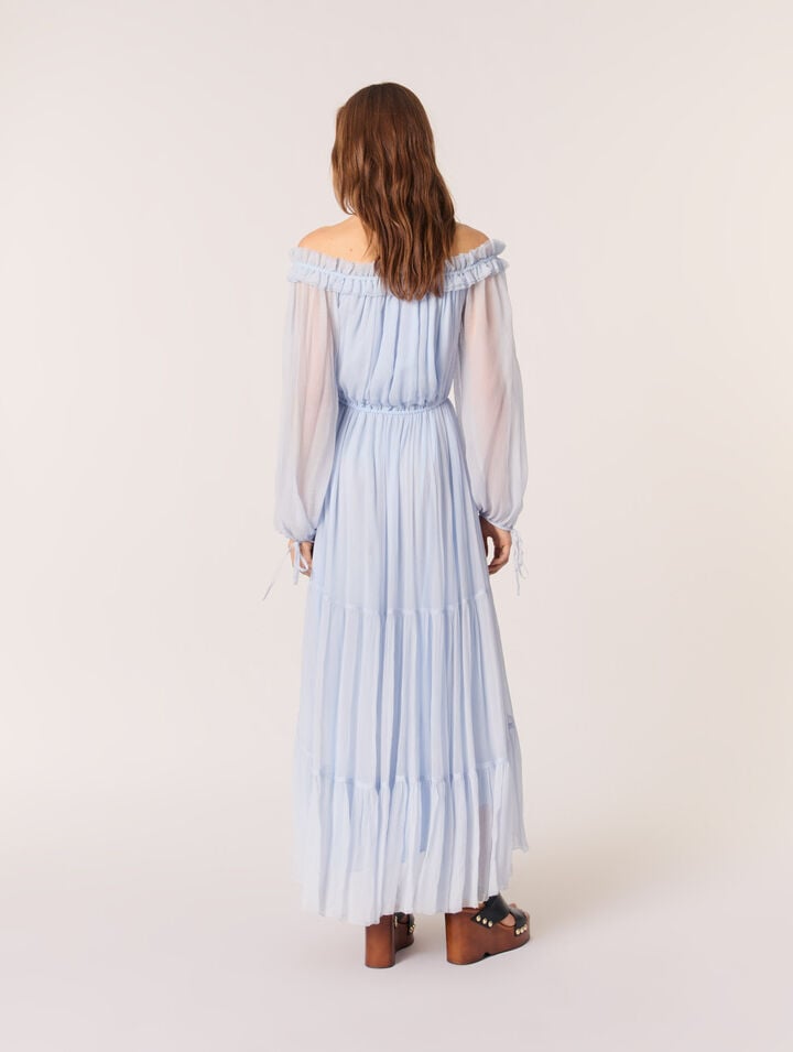 Chiffon maxi dress