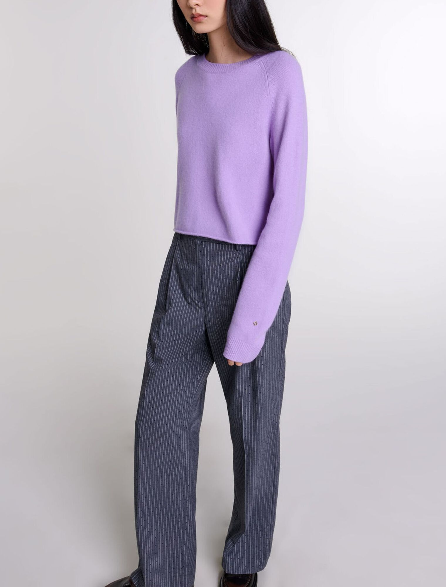 Short cashmere jumper