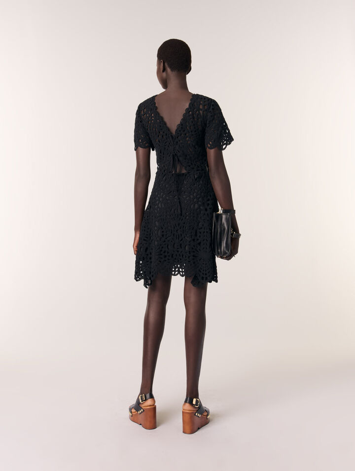 Short crochet dress