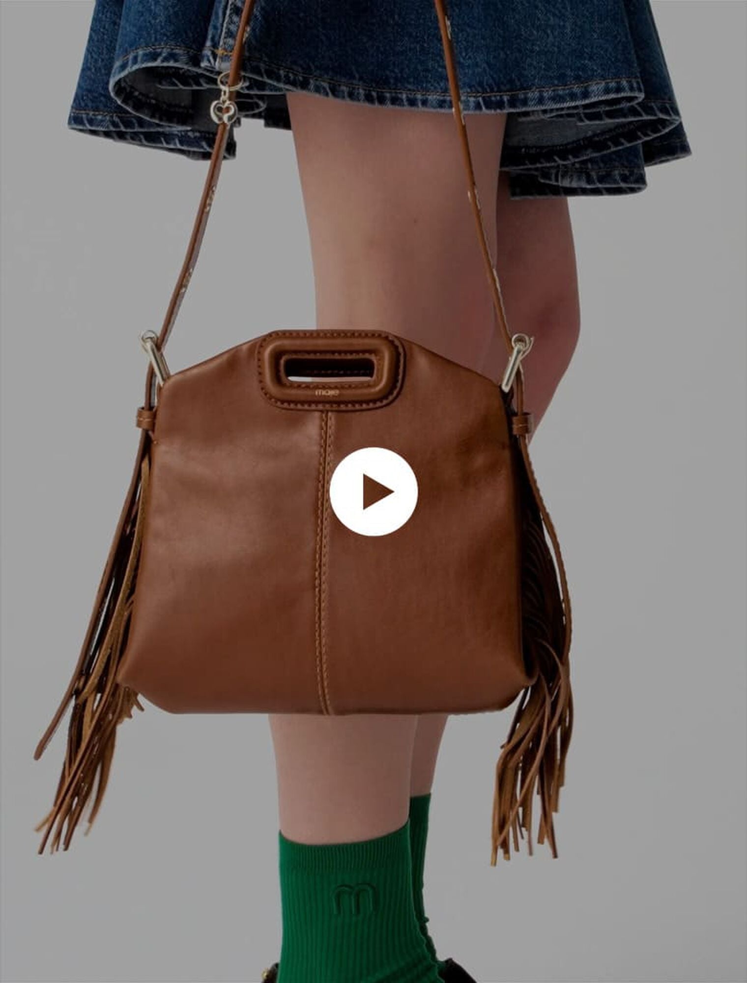 Smooth leather mini Miss M bag