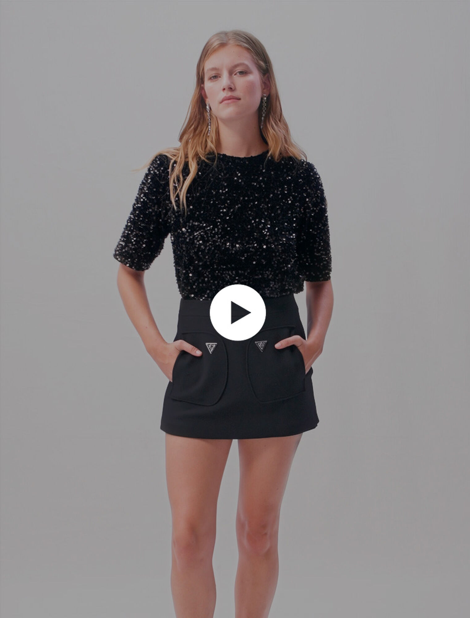 Skort-style shorts
