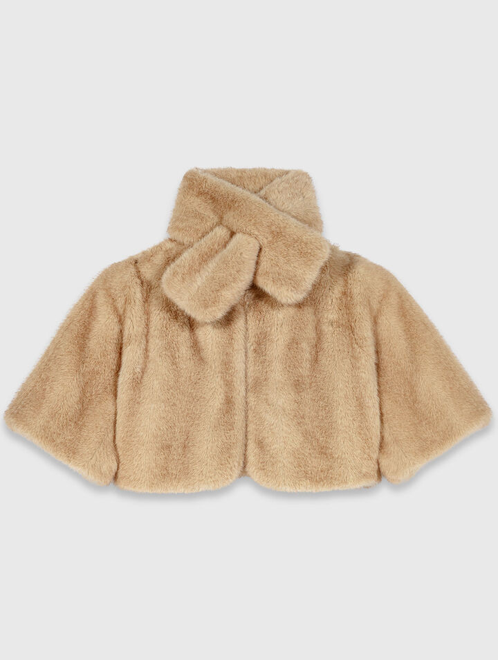 Short faux fur jacket