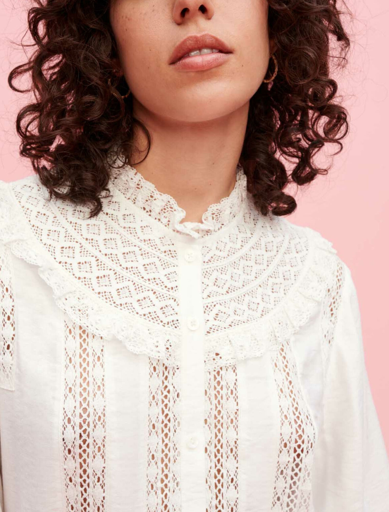 Broderie anglaise shirt