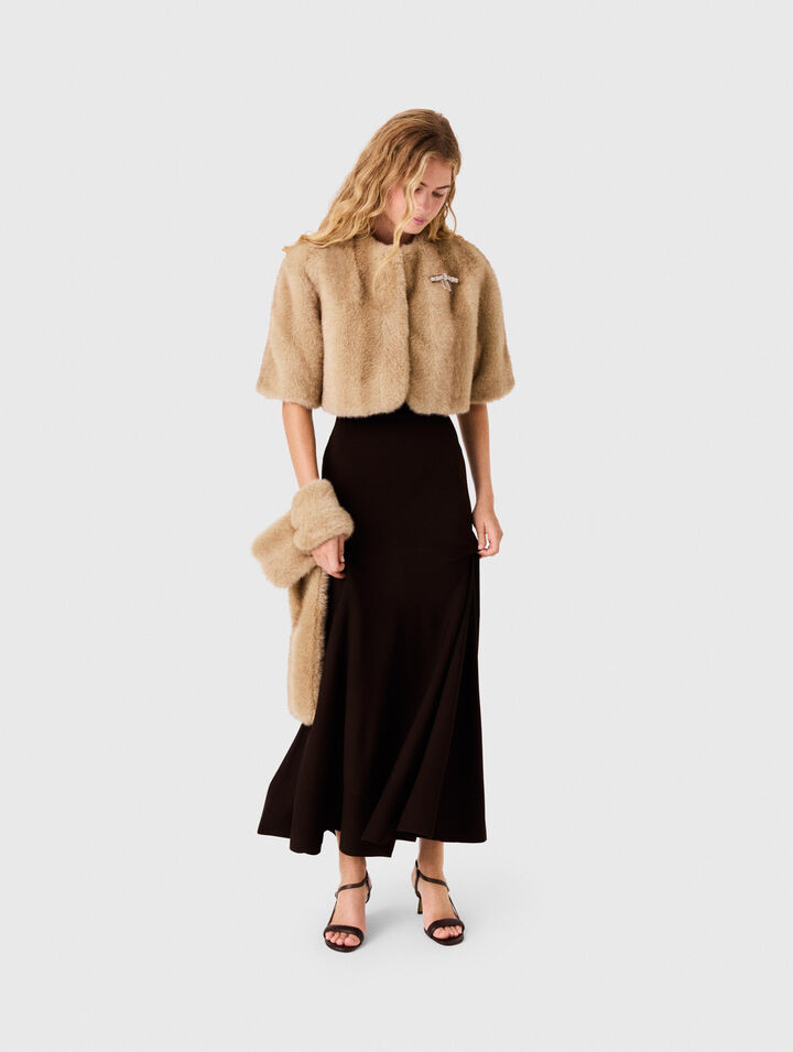 Short faux fur jacket