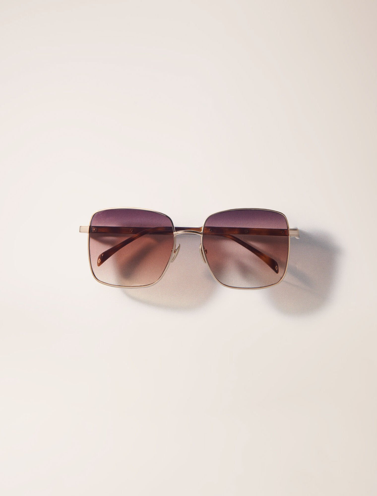 Metal mix rectangular glasses
