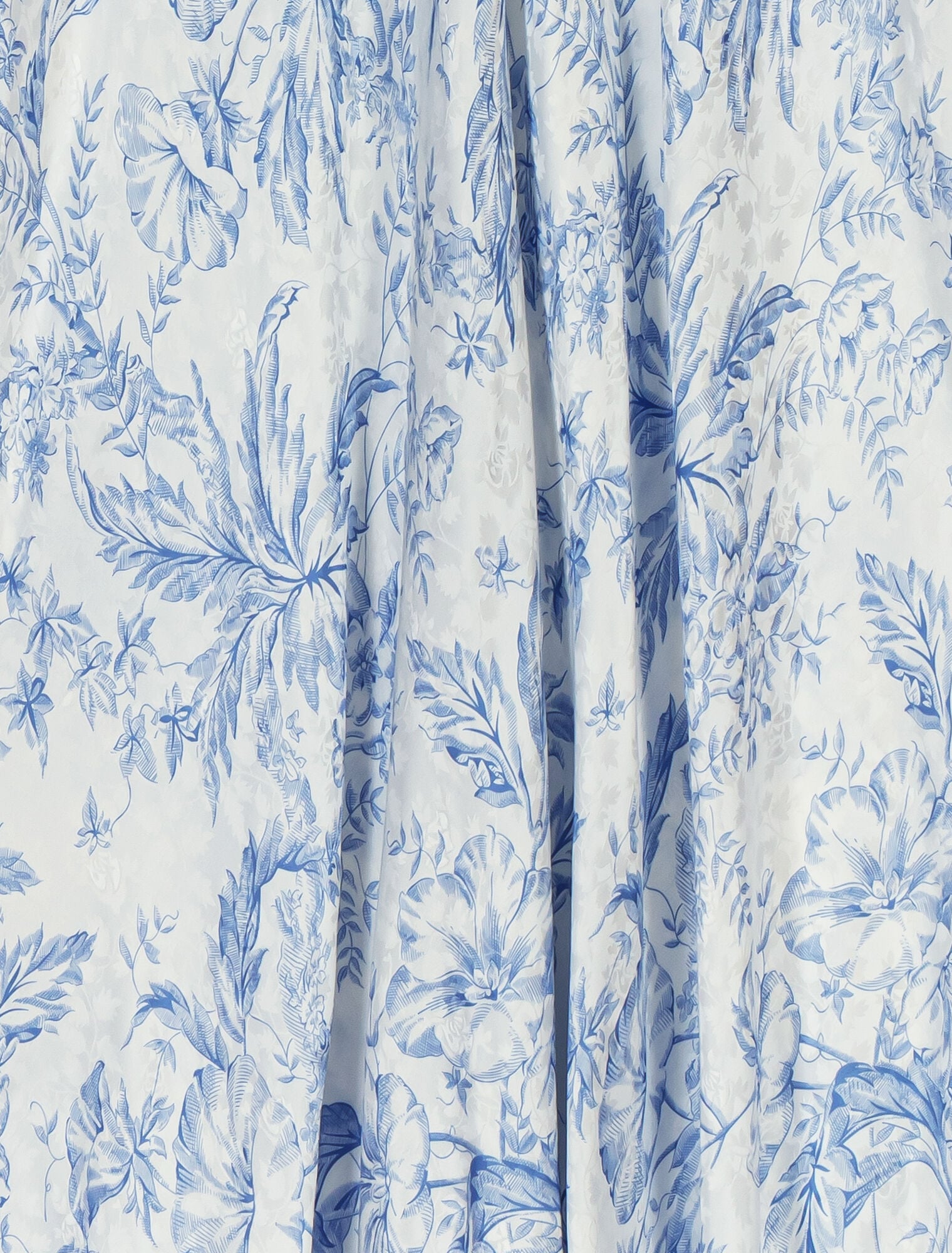 Flowing patterned maxi dress