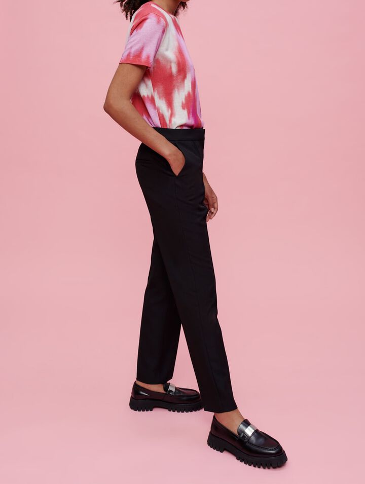 Black tailored pants