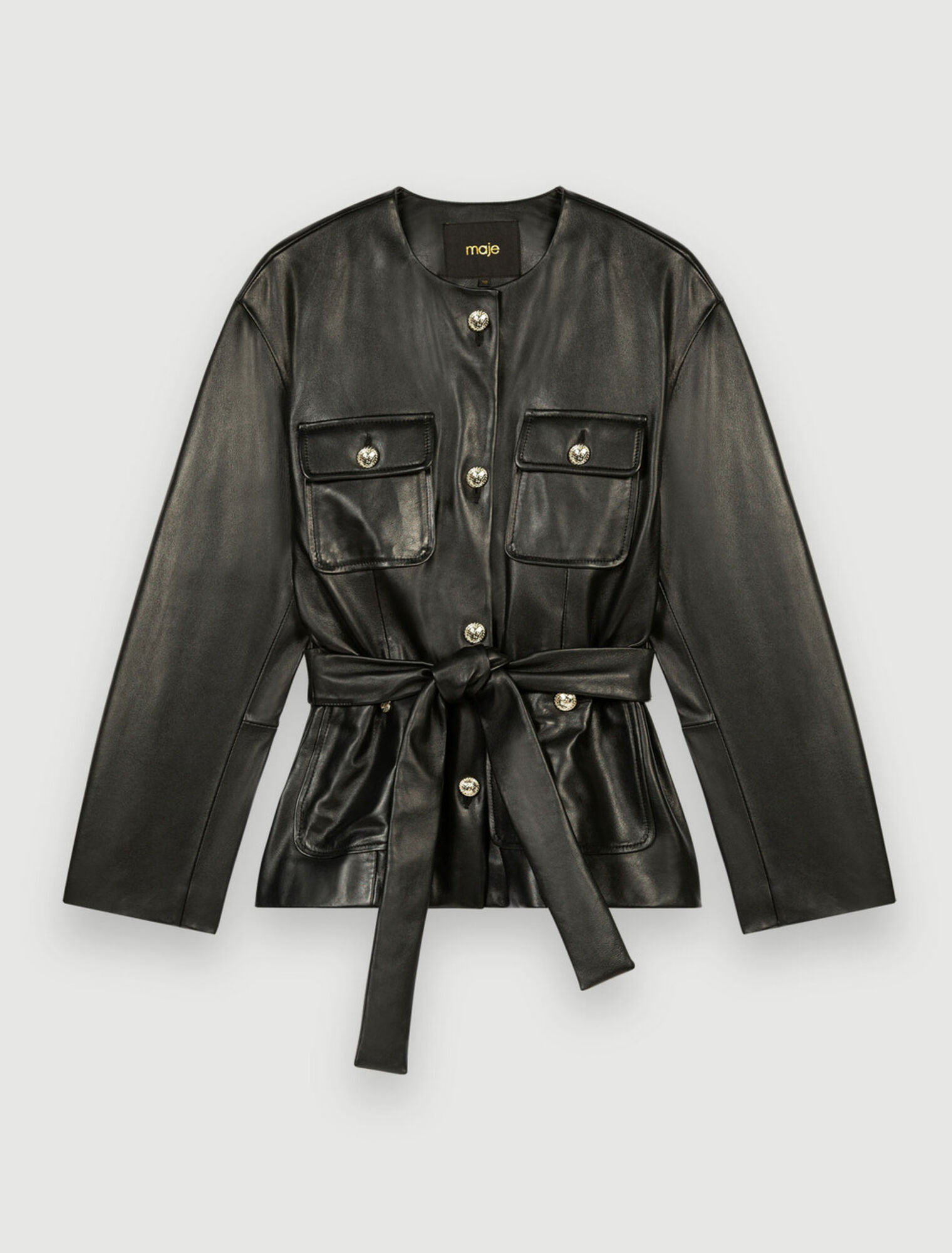 4-pocket leather jacket