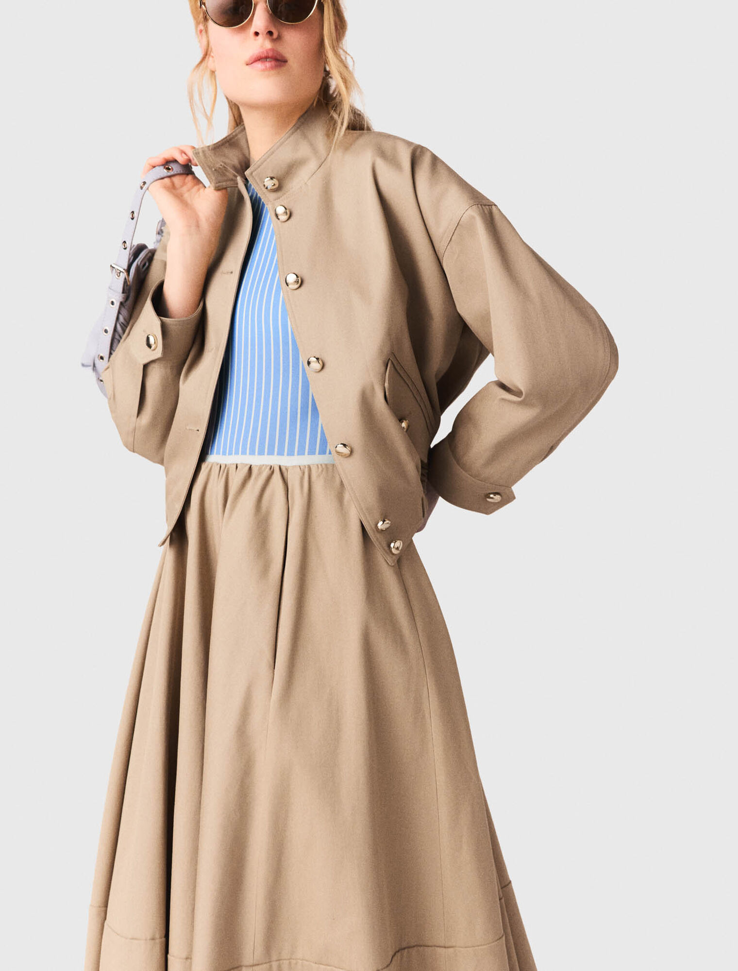 Cotton bomber jacket