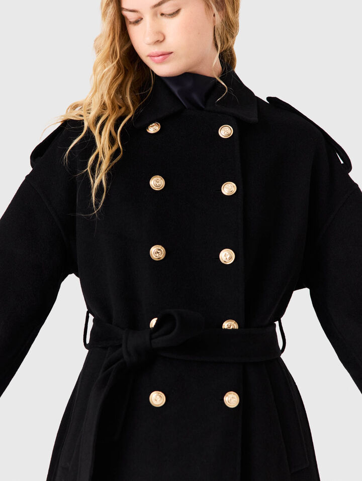 Long double-faced coat