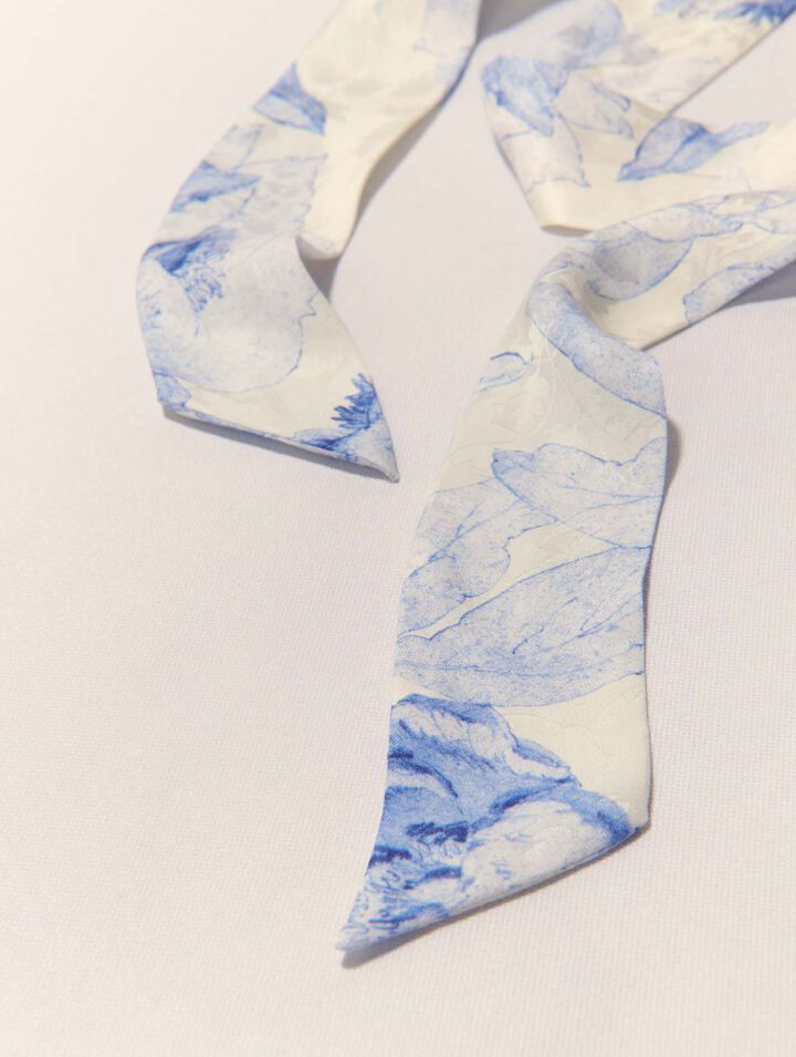 Watercolour theme scrunchie