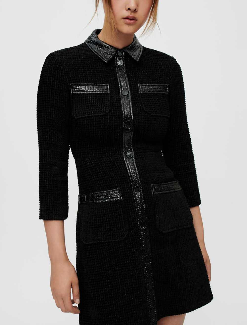 Robe tweed maje outlet