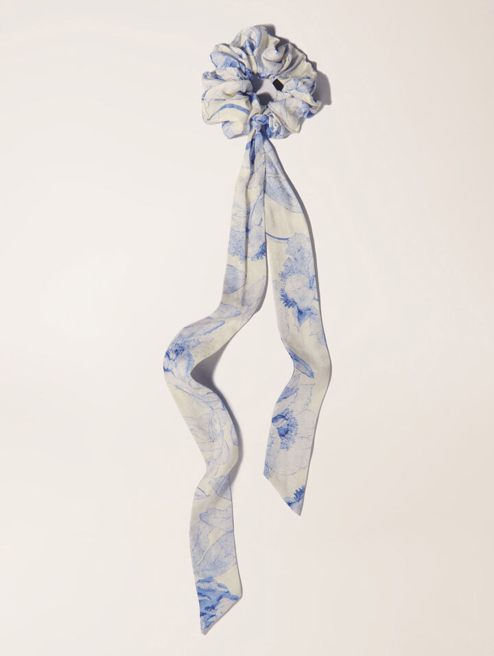 Watercolour theme scrunchie