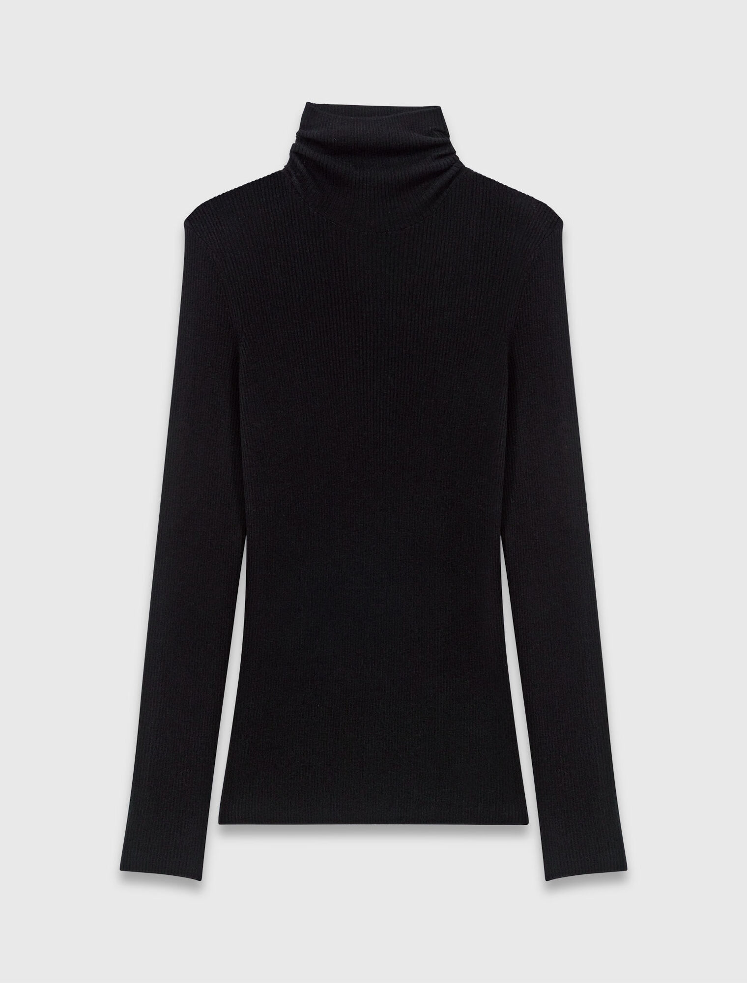 Open polo collar cardigan