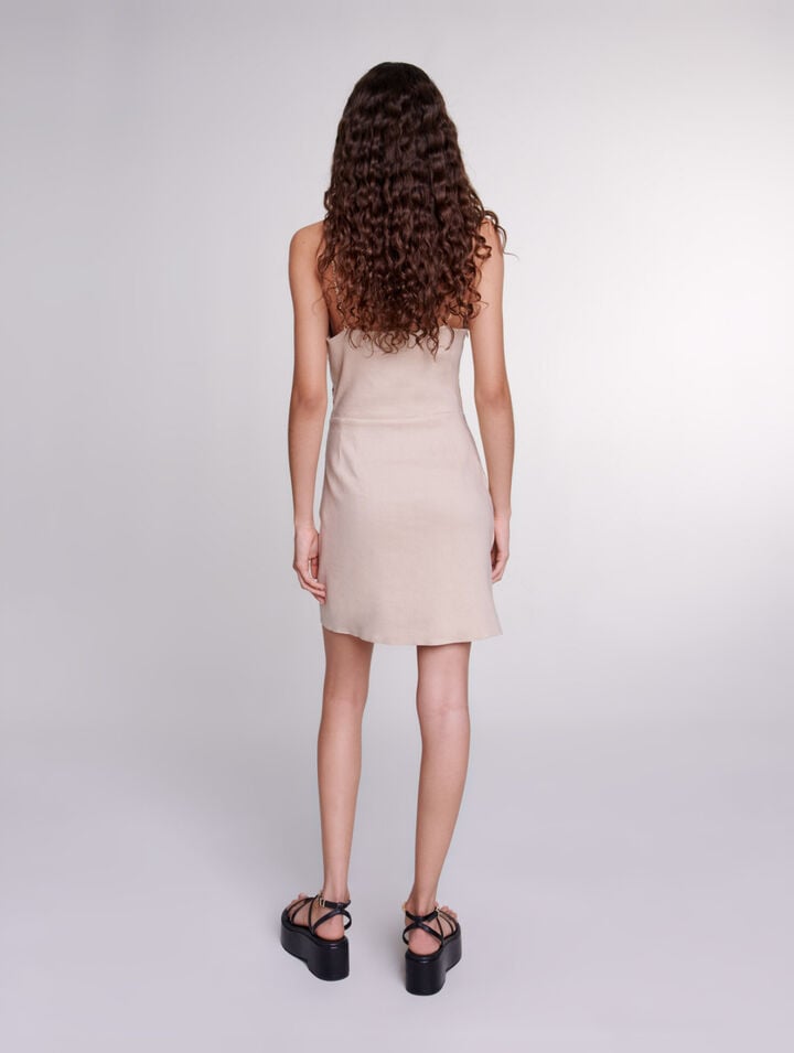 Short draped dress