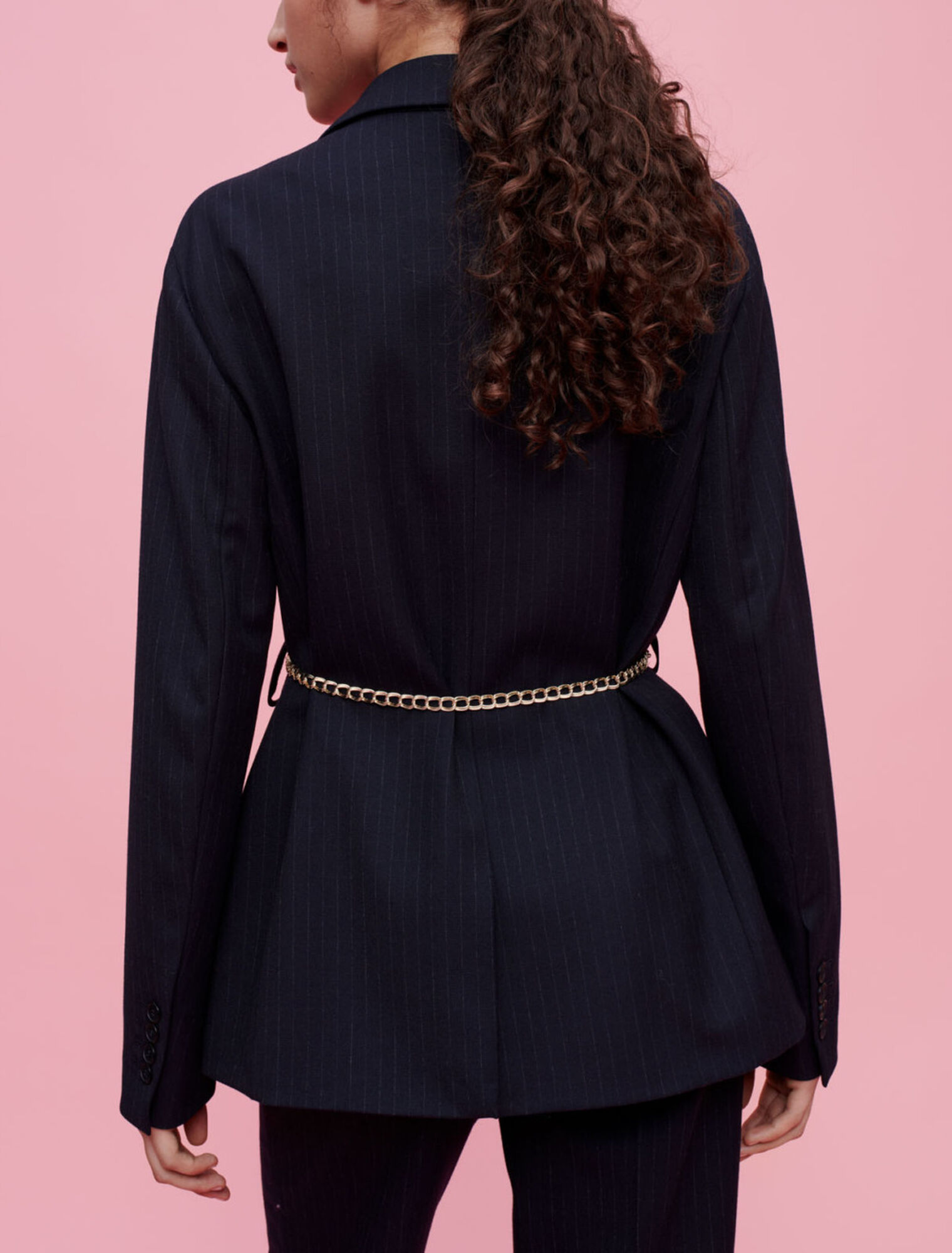 Tennis stripe suit jacket