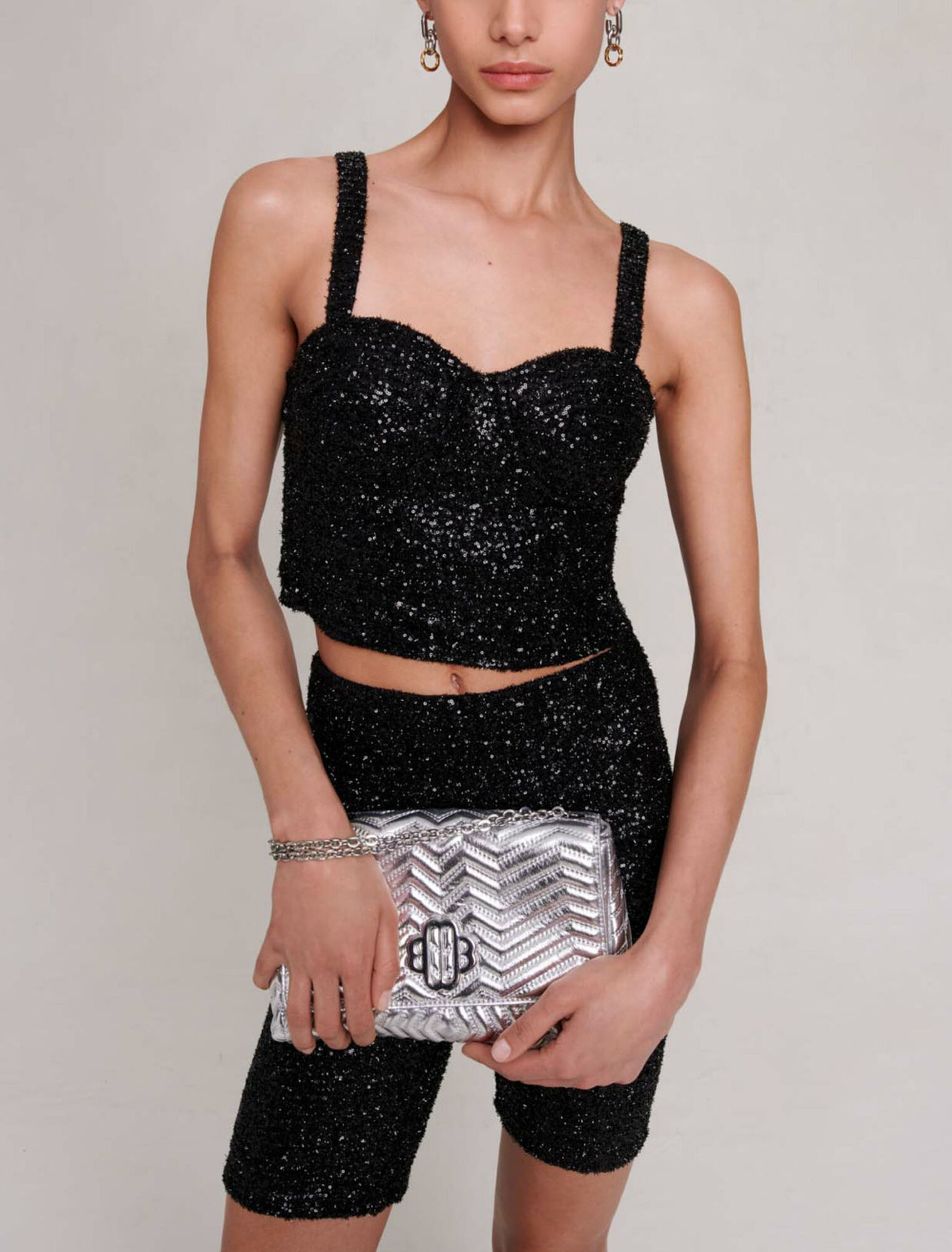 Sparkly bustier