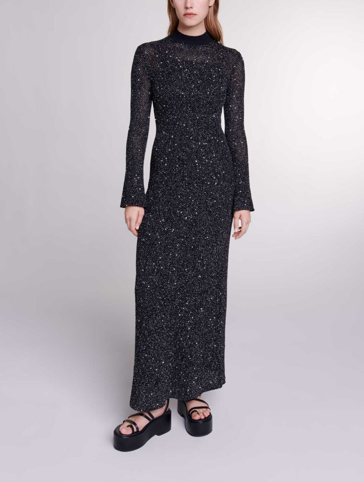 Knit maxi dress