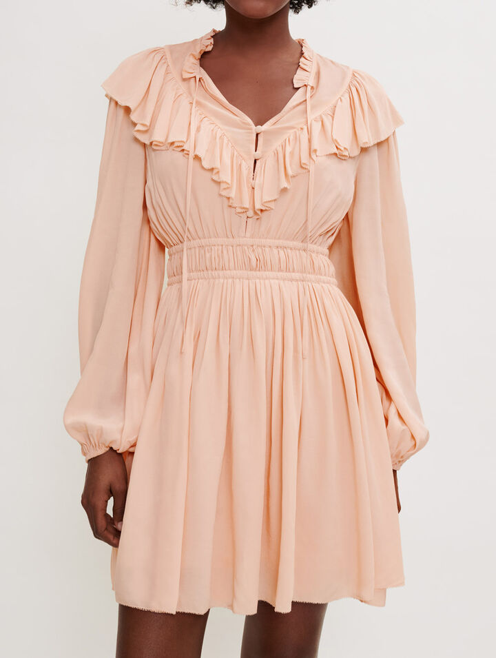 Ruffled short dress