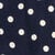 Navy Dots Print
