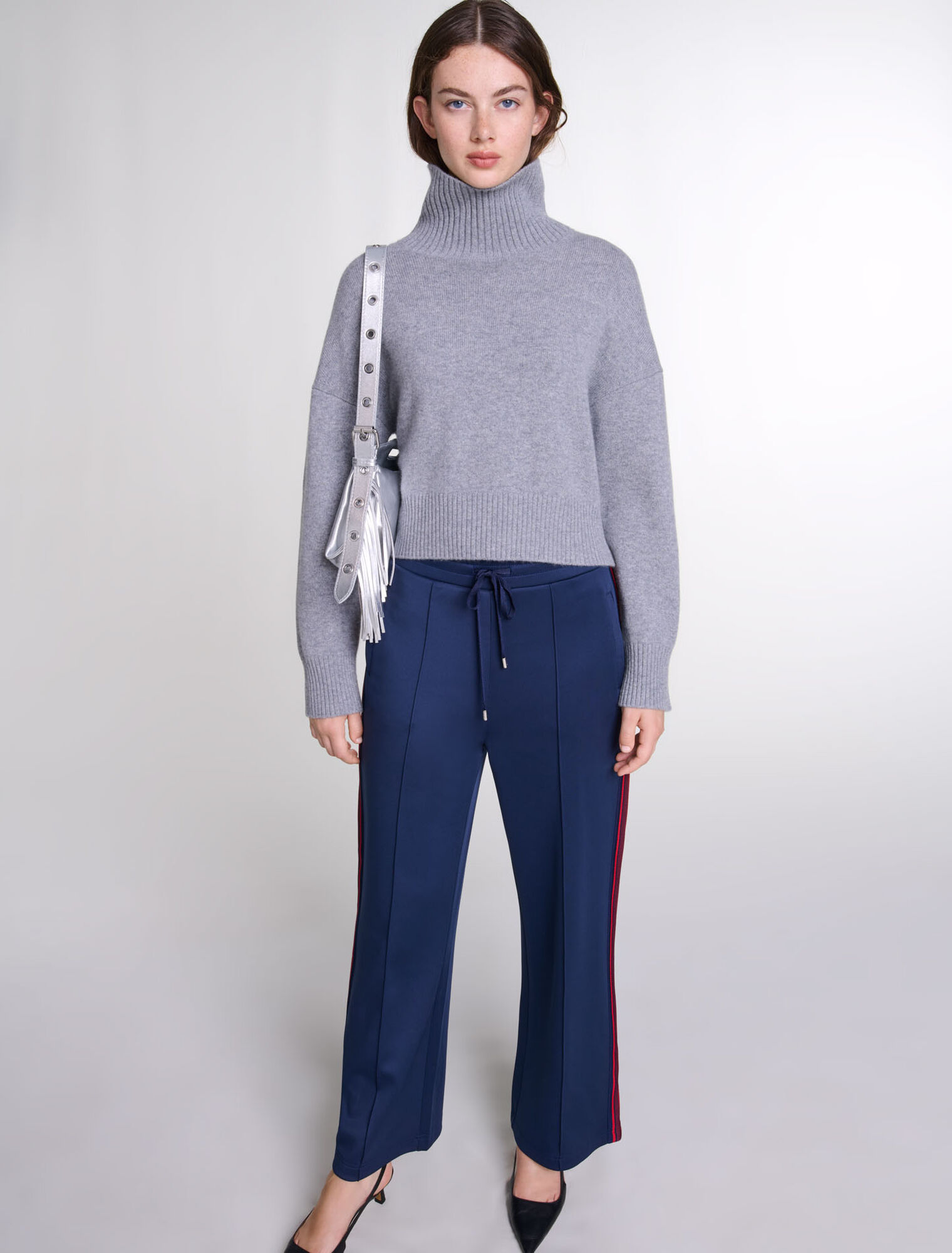 Striped trousers