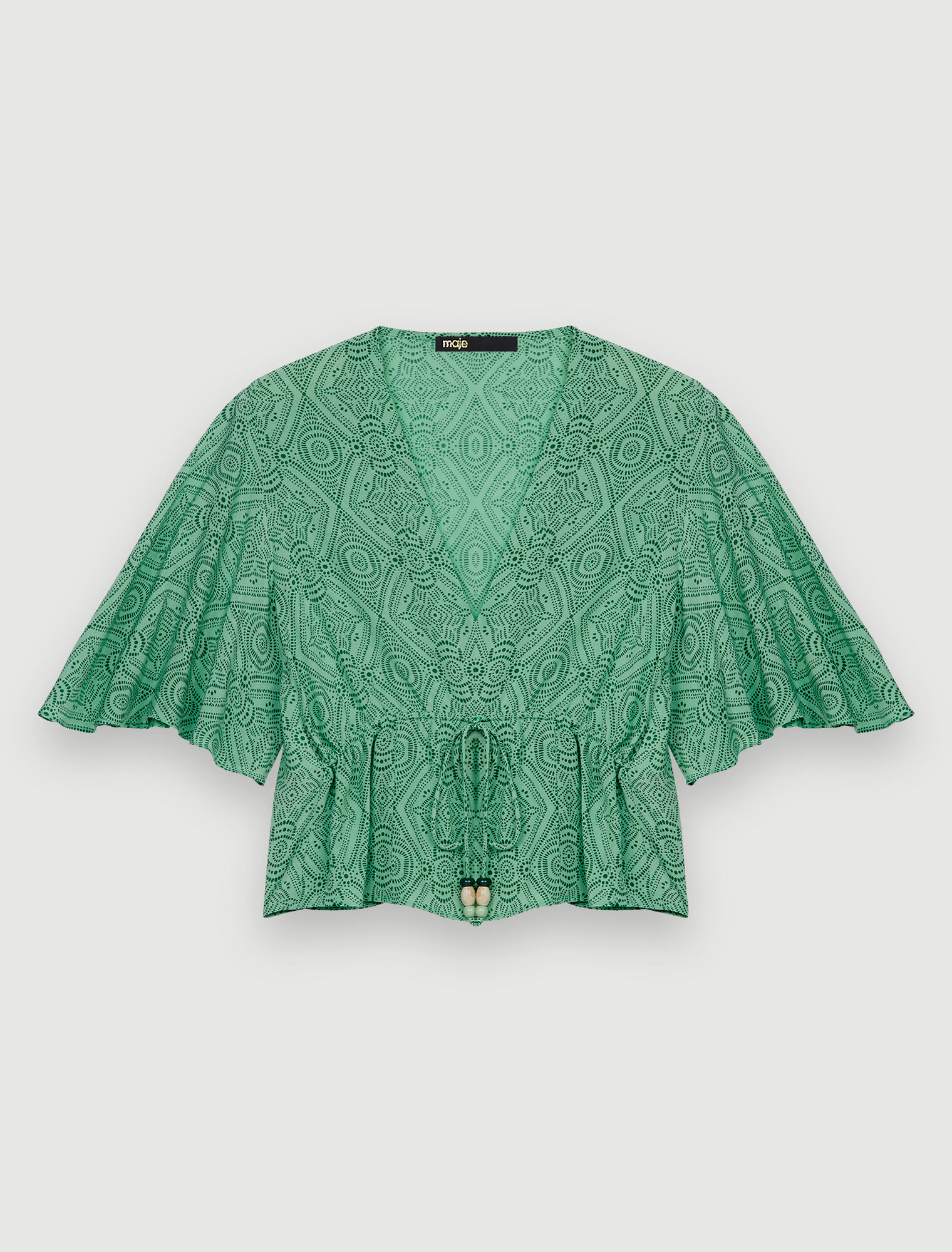 Fluid printed top