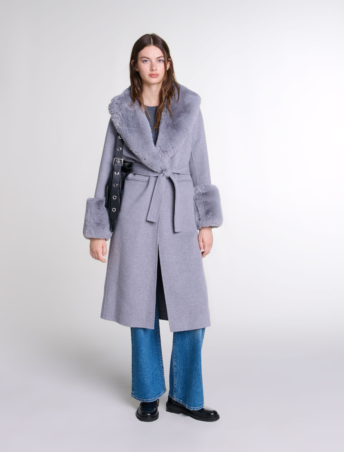 Women s Long coats The Latest Styles Maje