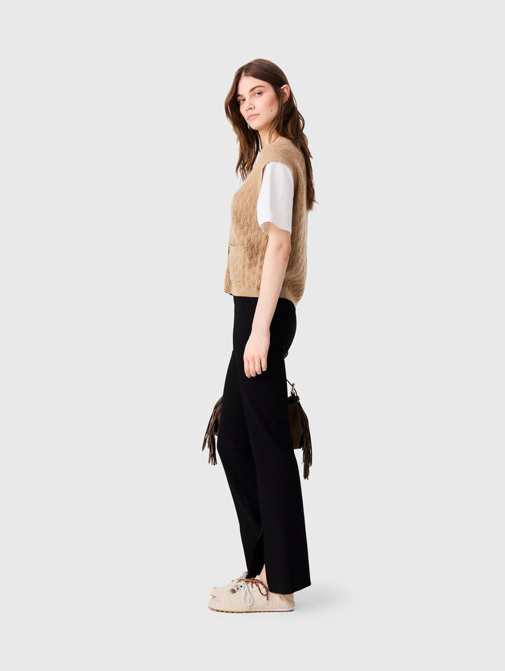 Slit trousers
