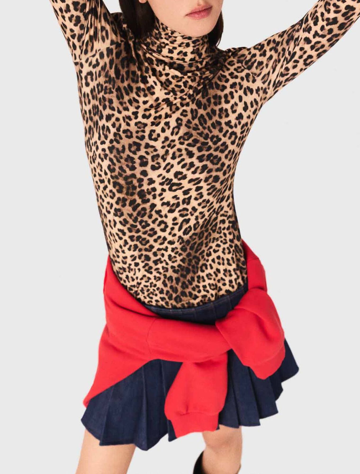 Leopard print T-shirt