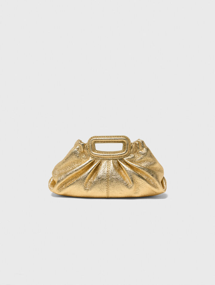 Metallic leather Milpli mini Clutch