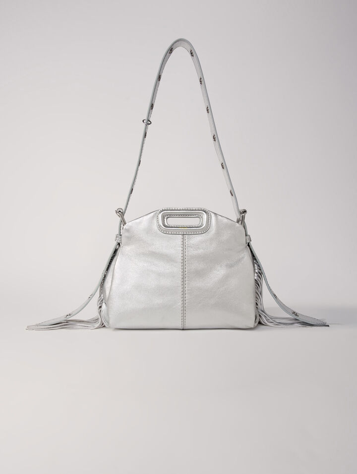 Metallic leather Miss M Mini bag