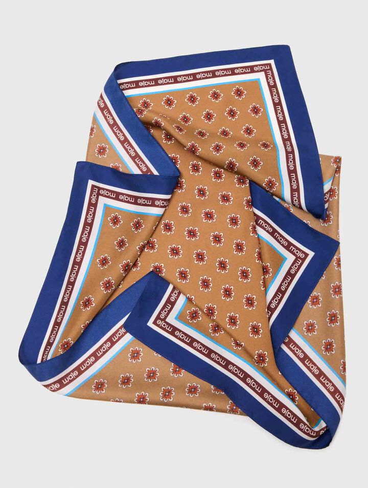 Floral print bandana