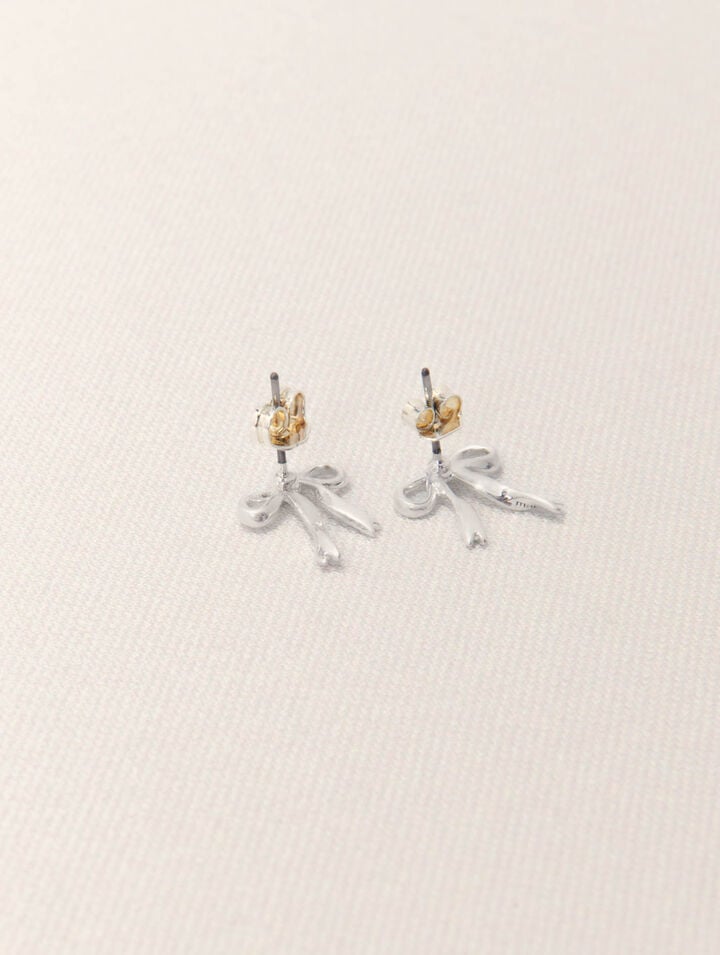 Small bow earrings
