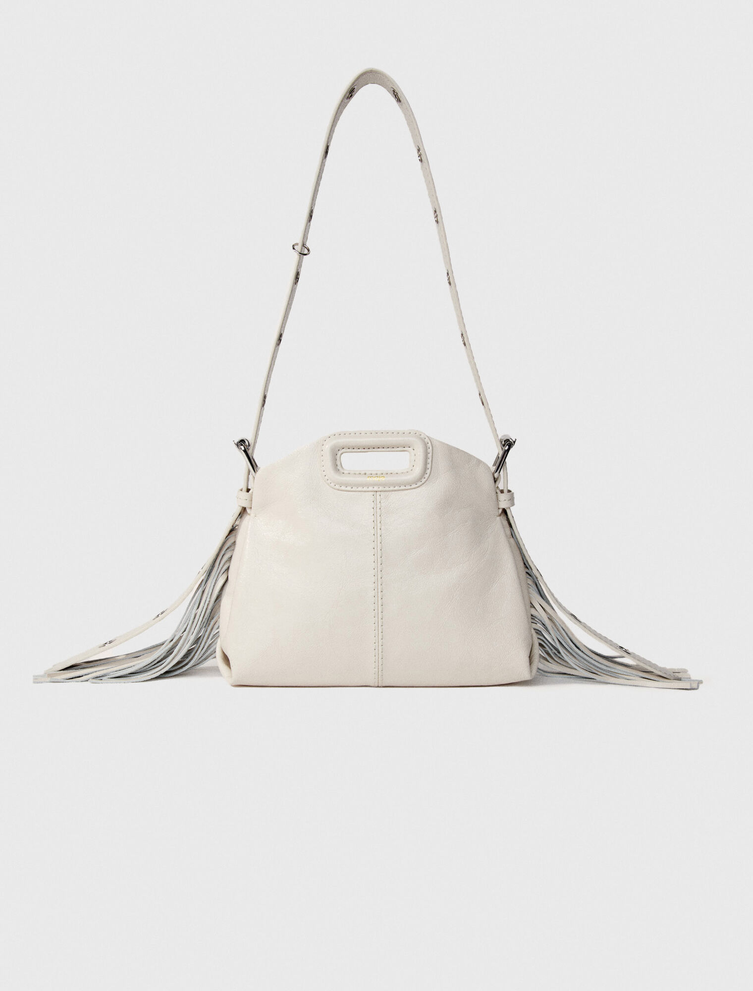 Crackle leather mini Miss M bag
