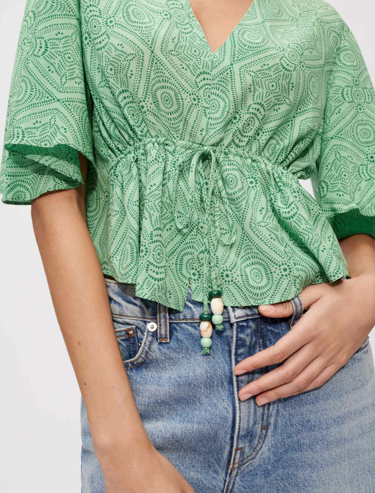 Fluid printed top
