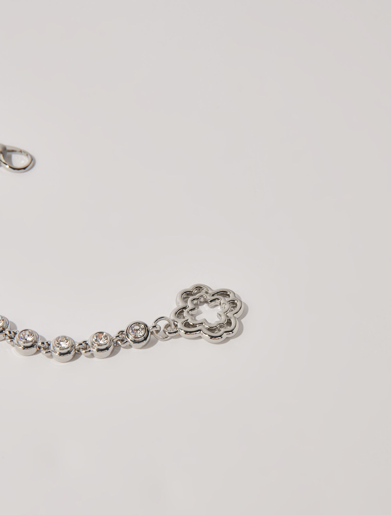 Chain and rhinestone belt
