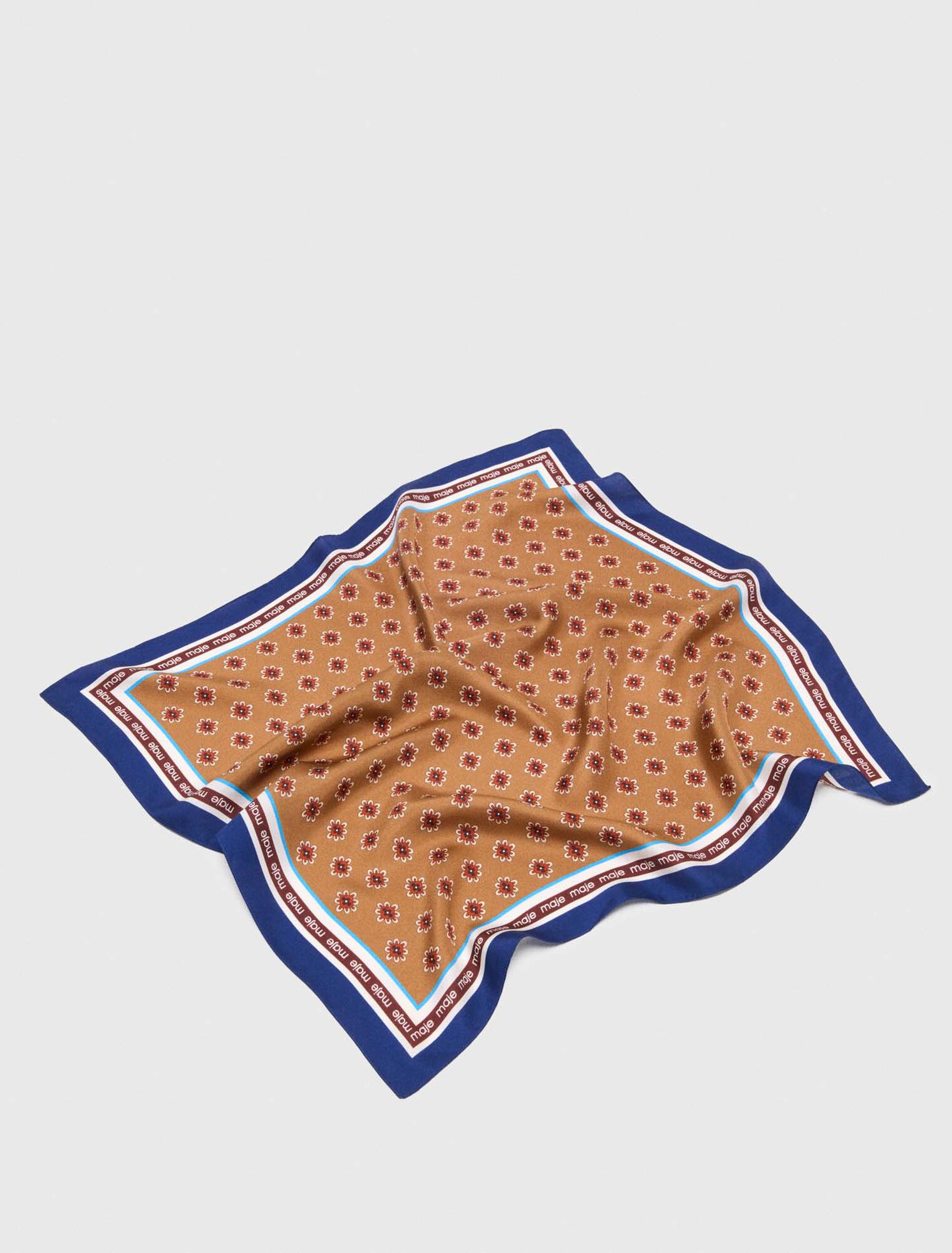 Floral print bandana